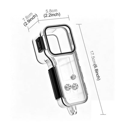 For DJI Osmo Pocket 4 Gimbal Camera 50m Diving Waterproof Case - ORIWHIZCase & BagsDJI & Insta360 AccessoriesOsmo Pocket Accessories