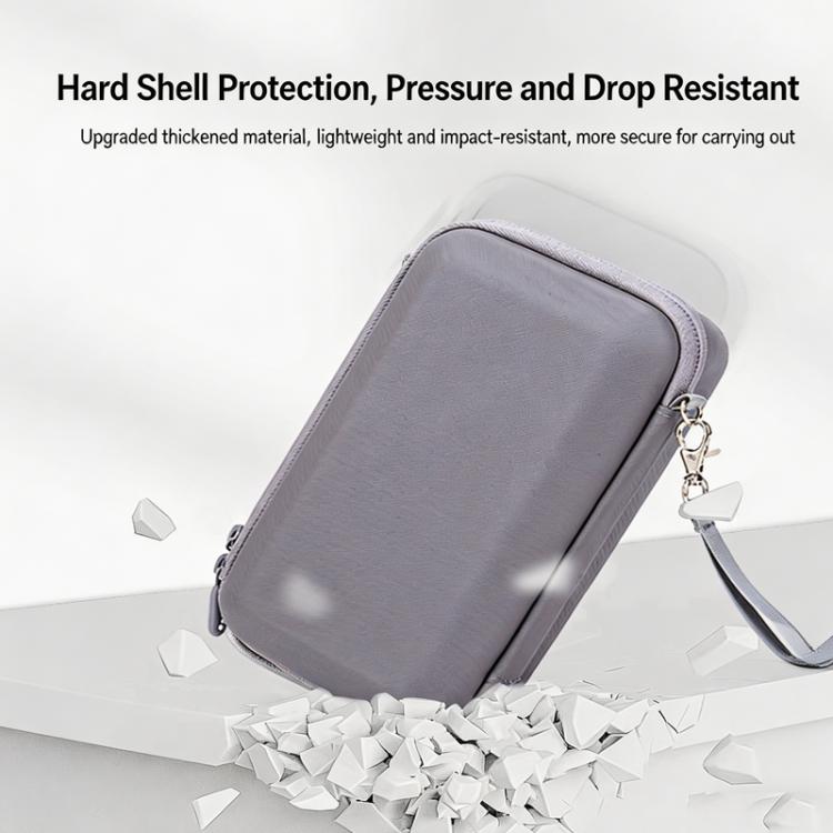 For DJI Osmo Pocket 4 Hard Carrying Case Portable Travel Storage Bag with Wrist Strap & Soft Flannel Inner - ORIWHIZCase & BagsDJI & Insta360 AccessoriesOsmo Pocket Accessories