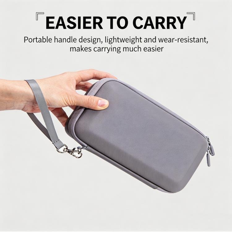 For DJI Osmo Pocket 4 Hard Carrying Case Portable Travel Storage Bag with Wrist Strap & Soft Flannel Inner - ORIWHIZCase & BagsDJI & Insta360 AccessoriesOsmo Pocket Accessories