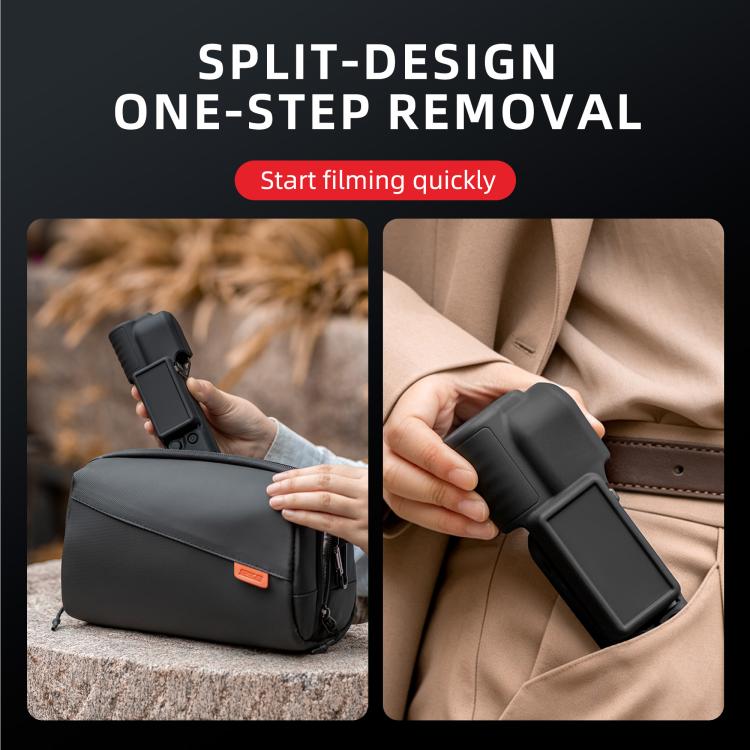 For DJI Osmo Pocket 4 STARTRC 2 in 1 Body Gimbal Lens Silicone Case - ORIWHIZCase & BagsDJI & Insta360 AccessoriesOsmo Pocket Accessories
