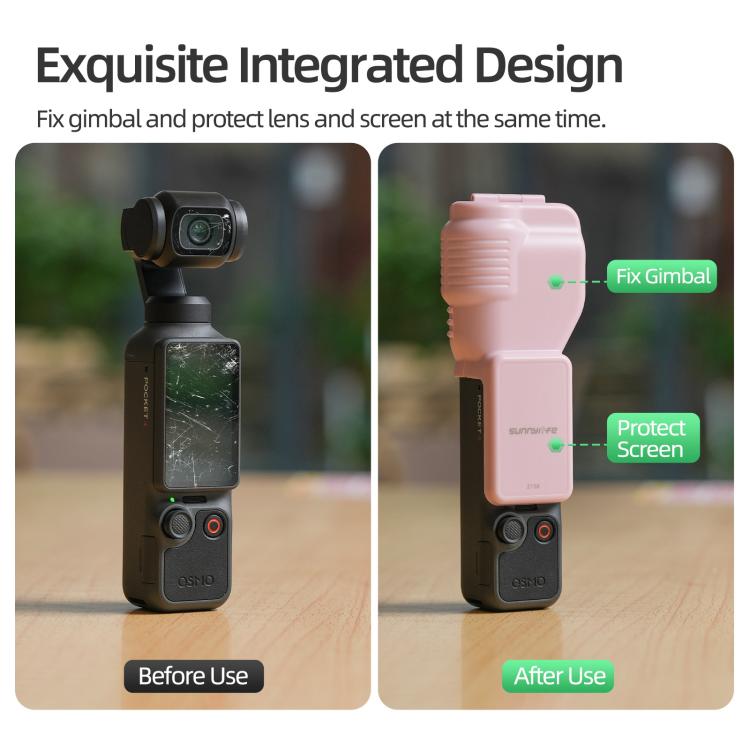 For DJI Osmo Pocket 4 Sunnylife Colorful Gimbal Cover Camera Protector Screen Guard Shield - ORIWHIZDJI & Insta360 AccessoriesMount & HolderOsmo Pocket Accessories