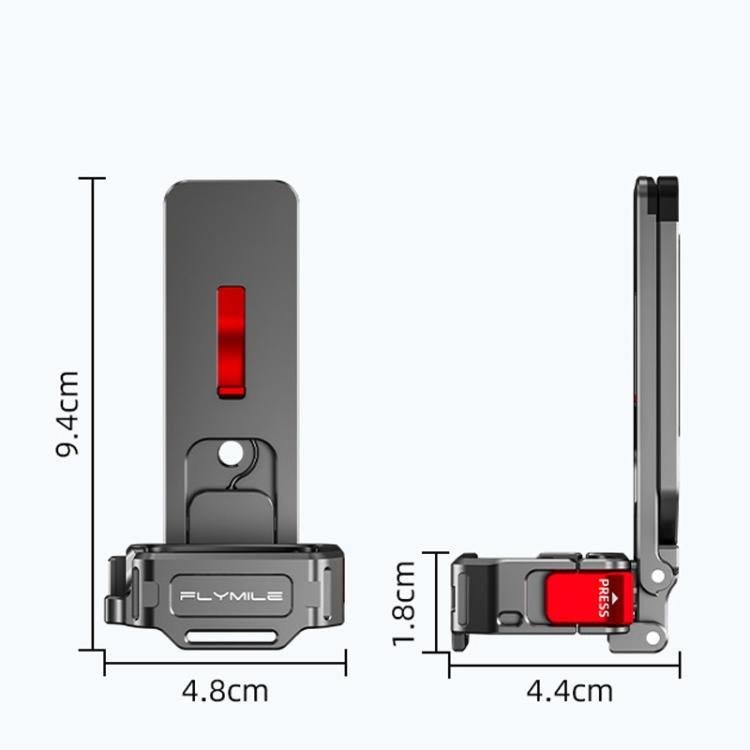 For DJI Osmo Pocket 4/3 Flymile Multi - functional Magnetic Frame Base - ORIWHIZDJI & Insta360 AccessoriesFlymileMount & Holder