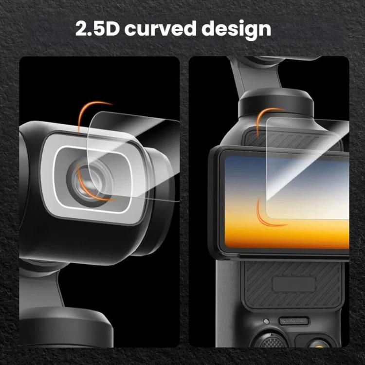 For DJI Pocket 4 Screen Protector Set 9H Hardness Tempered Glass Lens Protector Film - ORIWHIZDJI & Insta360 AccessoriesLens AccessoriesOsmo Pocket Accessories