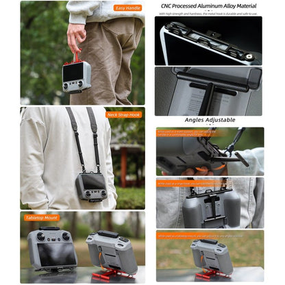 For DJI RC 2 / 1 Sunnylife ZJ764 Controller Handle Waist Support Tabletop Mount Neck Strap Hook Hanger Bracket - ORIWHIZDJI & Insta360 AccessoriesDJI Controller AccessoriesSunnylife