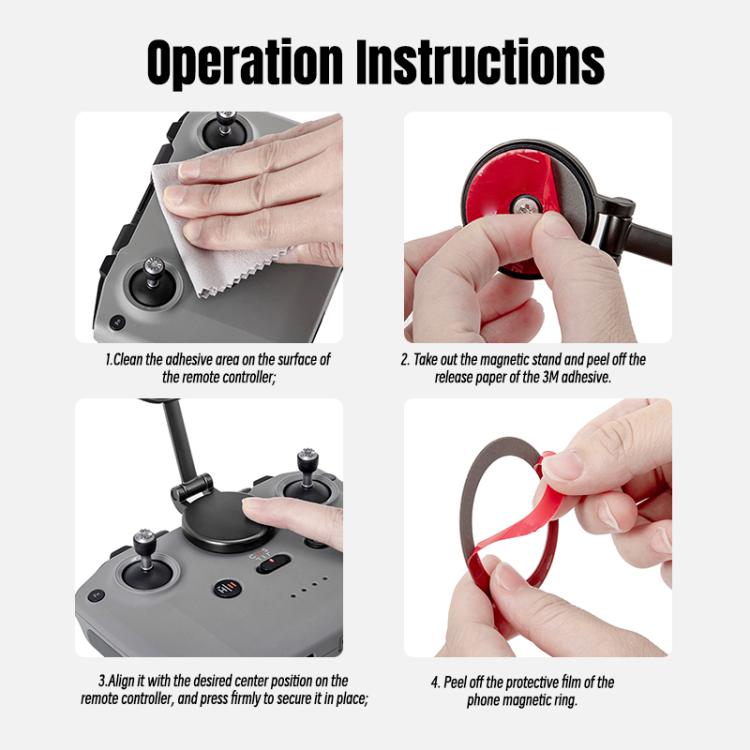 For DJI RC - N STARTRC Remote Controller Phone Magnetic Mount - ORIWHIZDJI & Insta360 AccessoriesDJI Controller AccessoriesSTARTRC