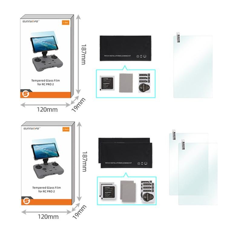 For DJI RC PRO 2 / Mavic 4 Pro Tempered Glass Screen Protector Explosion - proof Protective Film, Sunnylife BHM01, Sunnylife BHM02 2pcs - ORIWHIZDJI & Insta360 AccessoriesDJI Controller AccessoriesSunnylife
