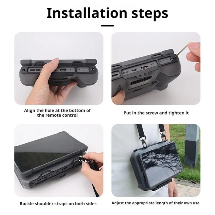 For DJI RC Pro 2 Remote Controller CQT Strap Buckle Holder Aluminum Alloy Hook, Only Buckle, With Shoulder Strap - ORIWHIZCQTDJI & Insta360 AccessoriesDJI Controller Accessories