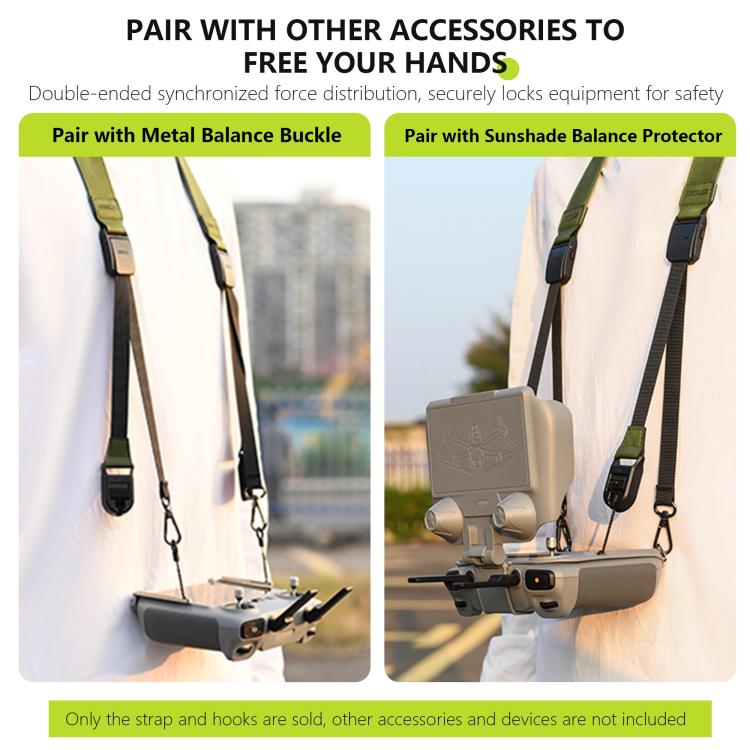 For DJI RC / RC 2 / RC Pro STARTRC QuickLink Double - Ended Neck Strap - ORIWHIZDJI & Insta360 AccessoriesDJI Controller AccessoriesSTARTRC
