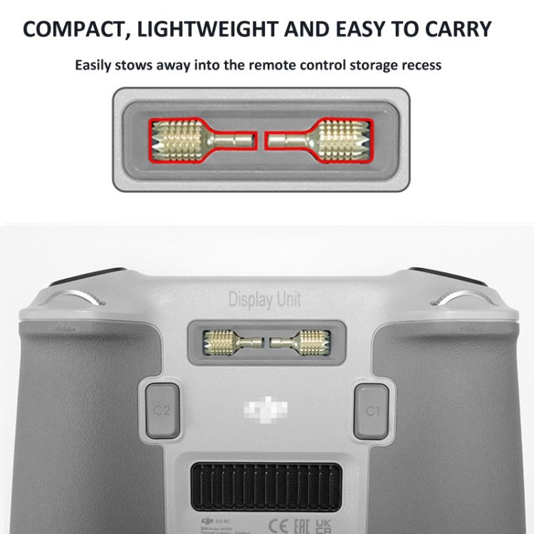 For DJI RC / RC 2 Remote Control LKTOP Joystick Thumb Rocker, For DJI RC / RC 2 Gray, For DJI RC / RC 2 Black, For DJI RC / RC 2 Gold - ORIWHIZDJI & Insta360 AccessoriesDJI Controller AccessoriesLKTOP