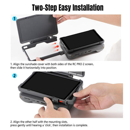 For DJI RC / RC 2 STARTRC Remote Control Sunshade Protection Cover, For DJI RC Pro 2 - ORIWHIZDJI & Insta360 AccessoriesDJI Controller AccessoriesSTARTRC