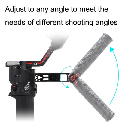 For DJI Ronin RS3 Pro Adjustable Angle Aluminum Alloy Handle Stabilizer, For DJI Ronin RS3 Pro - ORIWHIZDJI & Insta360 AccessoriesDJI Ronin Series