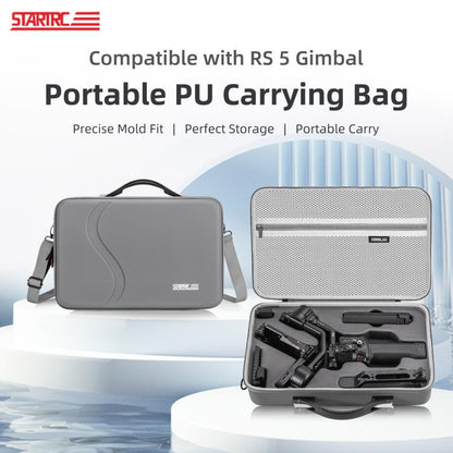 For DJI RS 5 STARTRC Portable PU Storage Bag Box Suitcase, For DJI RS 5 - ORIWHIZDJI & Insta360 AccessoriesDJI Ronin SeriesSTARTRC
