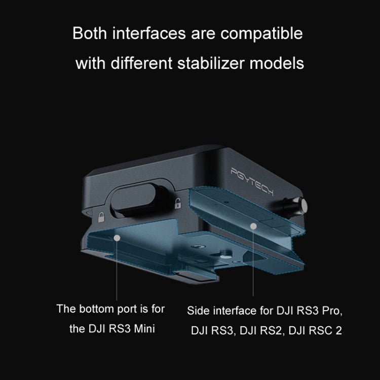 For DJI RS3 Mini/RS3 PGYTECH Quick Release Plate Gimbal Base - ORIWHIZDJI & Insta360 AccessoriesDJI Ronin SeriesPGYTECH
