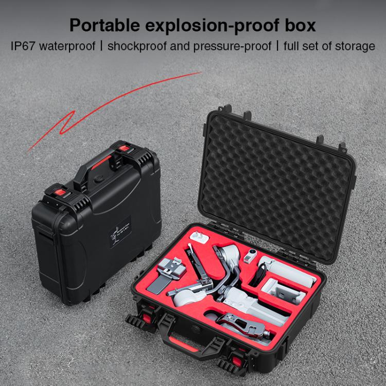 For DJI RS4 Mini STARTRC PP Waterproof Shockproof Suitcase Portable Storage Box, For DJI RS 4 Mini - ORIWHIZDJI & Insta360 AccessoriesDJI Ronin SeriesSTARTRC