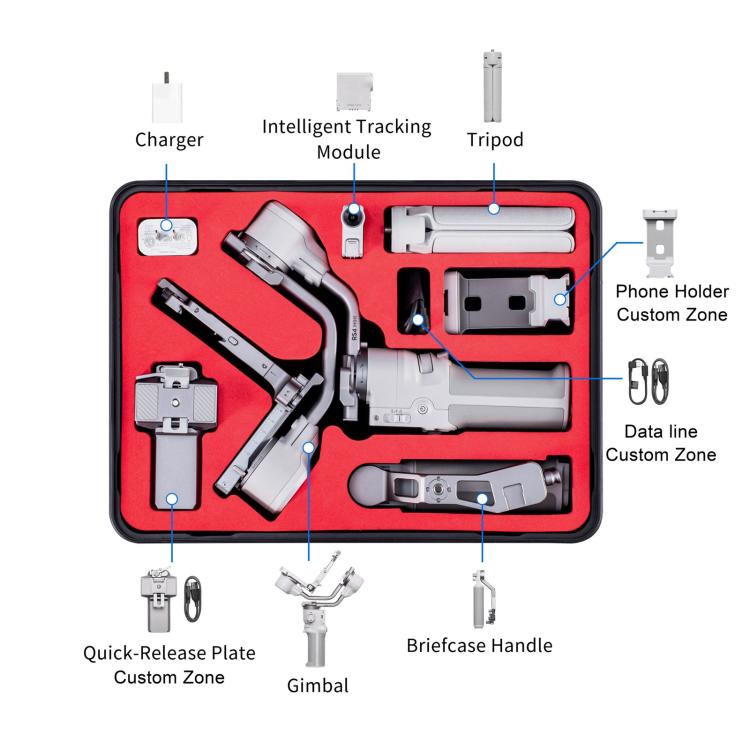 For DJI RS4 Mini STARTRC PP Waterproof Shockproof Suitcase Portable Storage Box, For DJI RS 4 Mini - ORIWHIZDJI & Insta360 AccessoriesDJI Ronin SeriesSTARTRC
