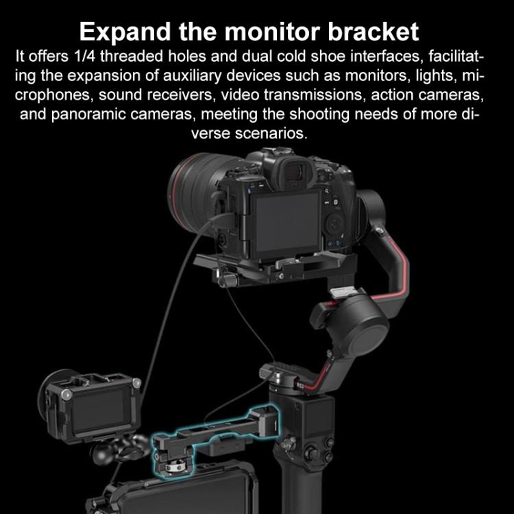 For DJI RS4 / RS3 / RSC2 SmallRig Gimbal Mount, Sling Handle, Sling Handle Monitor Kit, Dual Handgrip, Monitor Mount, Arca Quick Release Plate, NATO Clamp, Extended Quick Release Plate, Quick Release Plate with Arca - Swiss - ORIWHIZDJI & Insta360 AccessoriesDJI Ronin Series