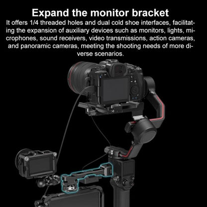 For DJI RS4 / RS3 / RSC2 SmallRig Gimbal Mount, Sling Handle, Sling Handle Monitor Kit, Dual Handgrip, Monitor Mount, Arca Quick Release Plate, NATO Clamp, Extended Quick Release Plate, Quick Release Plate with Arca - Swiss - ORIWHIZDJI & Insta360 AccessoriesDJI Ronin Series
