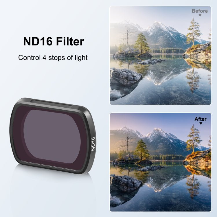 For DJI&160;Pocket&160;3 PULUZ Magnetic ND16 Camera Lens Filter, ND16 Filter - ORIWHIZDJI & Insta360 AccessoriesLens AccessoriesOsmo Pocket Accessories