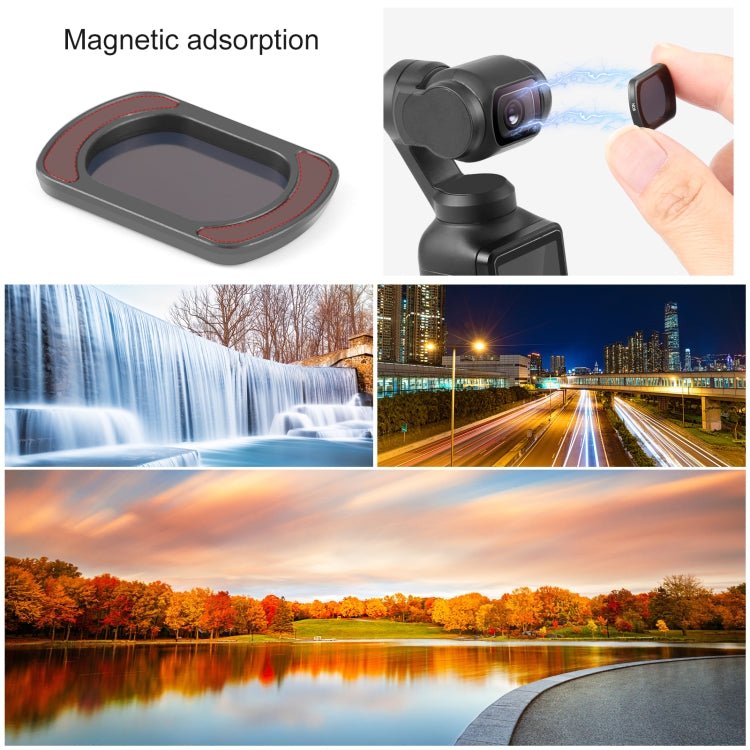 For DJI&160;Pocket&160;3 PULUZ Magnetic ND8 Camera Lens Filter, ND8 Filter - ORIWHIZDJI & Insta360 AccessoriesLens AccessoriesOsmo Pocket Accessories