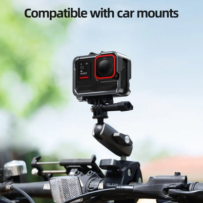 For Insta 360 Ace / Ace Pro TELESIN S6 - FMS - 02 Vertical Shot Quick Release Metal Rabbit Cage Body Protection Accessories - ORIWHIZDJI & Insta360 AccessoriesInsta360 Ace SeriesProtection & Cases