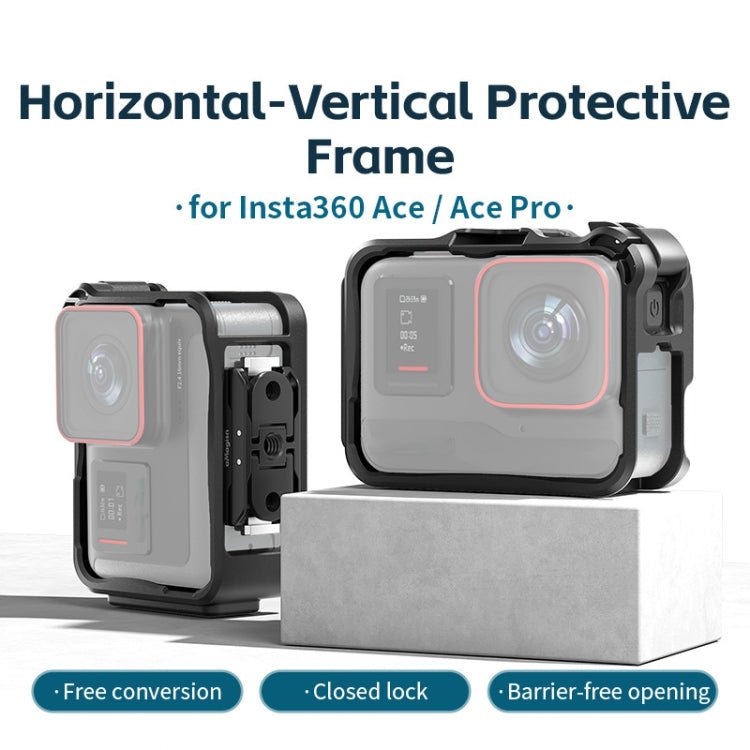 For Insta360 Ace / Ace Pro aMagisn Rabbit Cage Border Sports Camera Accessories, ABS - ORIWHIZaMagisnDJI & Insta360 AccessoriesInsta360 Ace Series