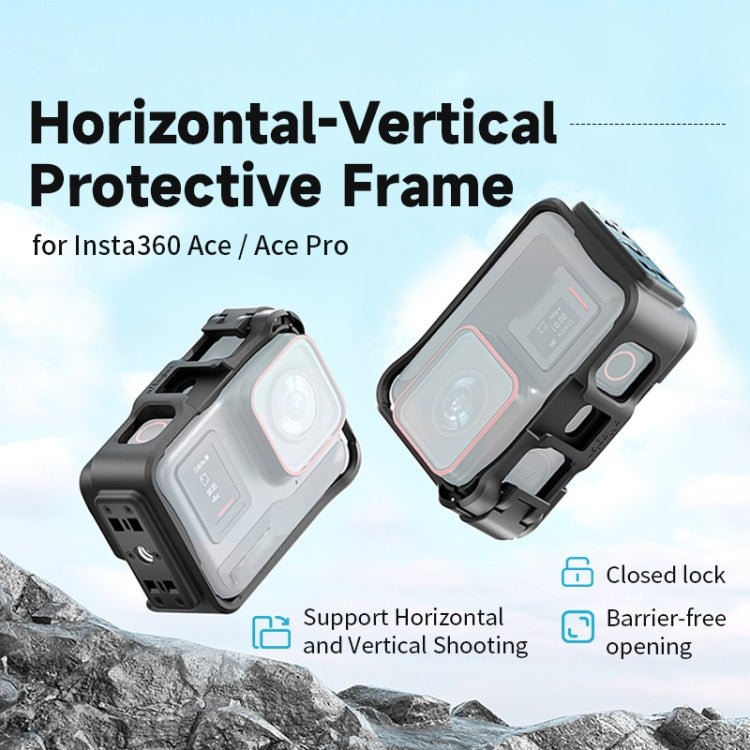 For Insta360 Ace / Ace Pro aMagisn Rabbit Cage Border Sports Camera Accessories, ABS - ORIWHIZaMagisnDJI & Insta360 AccessoriesInsta360 Ace Series