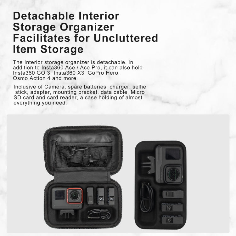 For Insta360 Ace / Ace Pro aMagisn Small Organizer Bag Sports Camera Protective Accessories, For Insta360 Ace / Ace Pro - ORIWHIZaMagisnDJI & Insta360 AccessoriesInsta360 Ace Series