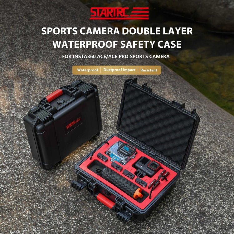 For Insta360 Ace / Ace Pro STARTRC Waterproof Dual - layer Suitcase Storage Box, For Insta360 Ace / Ace Pro - ORIWHIZDJI & Insta360 AccessoriesInsta360 Ace SeriesProtection & Cases