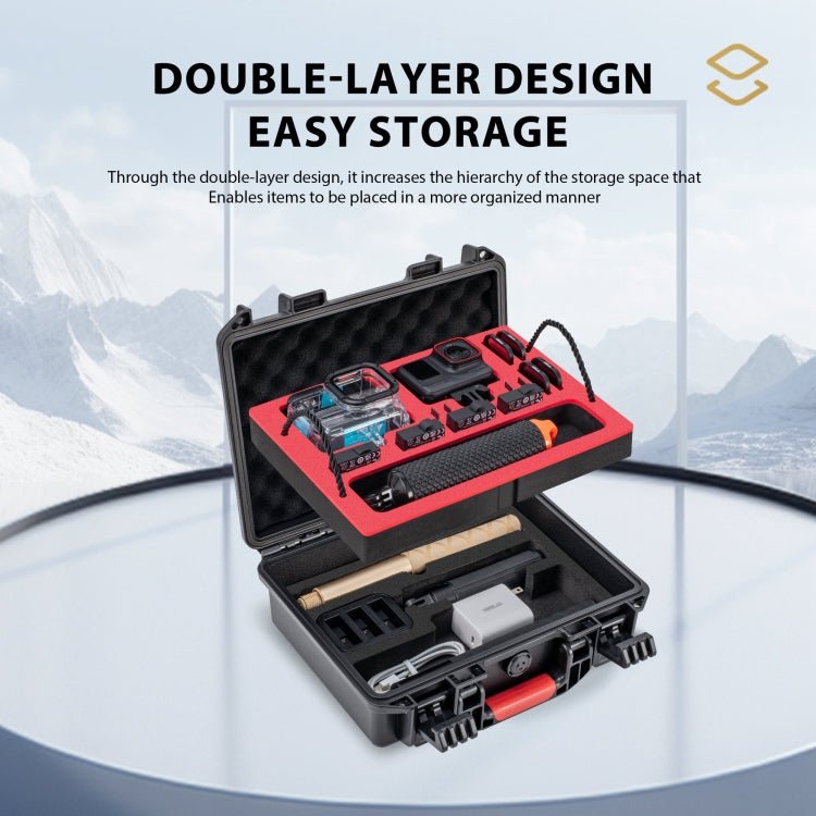 For Insta360 Ace / Ace Pro STARTRC Waterproof Dual - layer Suitcase Storage Box, For Insta360 Ace / Ace Pro - ORIWHIZDJI & Insta360 AccessoriesInsta360 Ace SeriesProtection & Cases