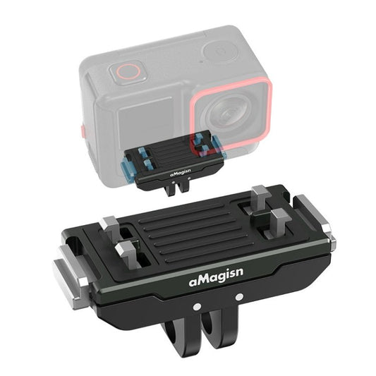 Accesorios de liberación rápida magnética metálica aMagisn para cámaras deportivas Insta360 Ace / Ace Pro / X5, metal - ORIWHIZaMagisn Accesorios DJI e Insta360 Serie Insta360 Ace