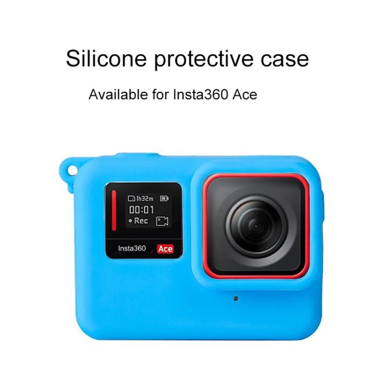 For Insta360 Ace Body Silicone Protective Case with Lens Cap - ORIWHIZDJI & Insta360 AccessoriesInsta360 Ace SeriesProtection & Cases
