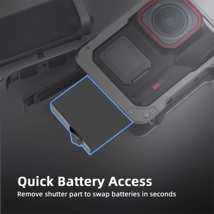 For Insta360 Ace Pro 2 / Ace Pro Flymile Xplorer Grip Kit Street Photography Handle Metal Cage Case, Xplorer Grip - ORIWHIZDJI & Insta360 AccessoriesFlymileInsta360 Ace Series