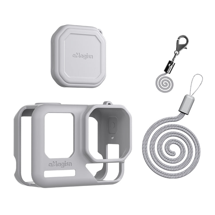 For Insta360 Ace Pro 2 aMagisn Body + Lens Silicone Cover With Lanyard - ORIWHIZaMagisnDJI & Insta360 AccessoriesInsta360 Ace Series