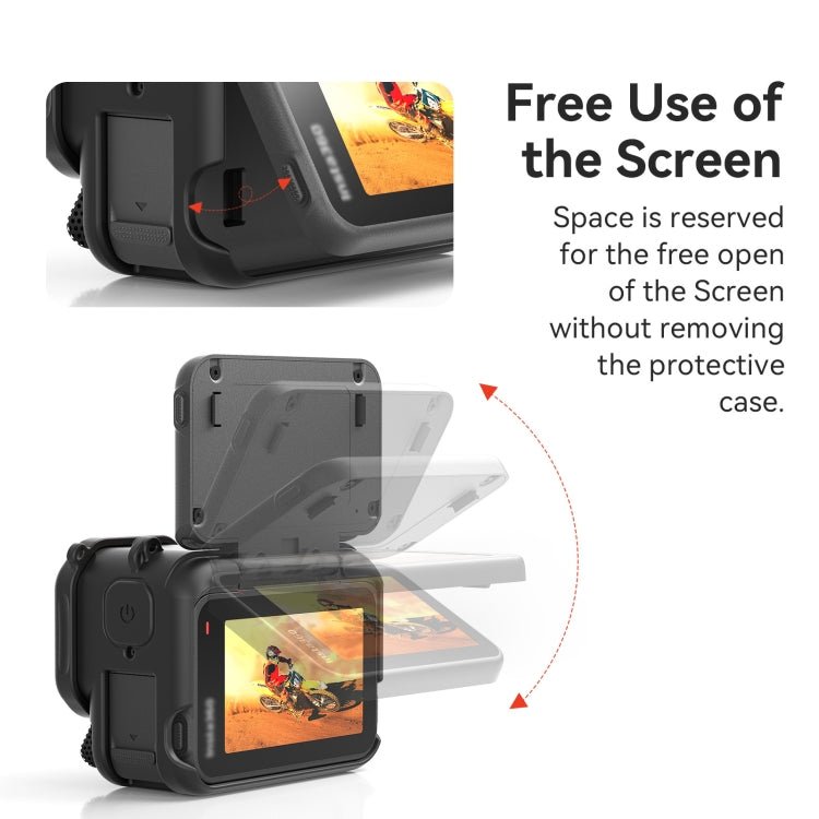 For Insta360 Ace Pro 2 aMagisn Body + Lens Silicone Cover With Lanyard - ORIWHIZaMagisnDJI & Insta360 AccessoriesInsta360 Ace Series