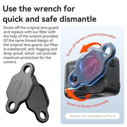 For Insta360 Ace Pro 2 aMagisn Dive Filter Underwater Waterproof Camera Lens Protector - ORIWHIZaMagisnDJI & Insta360 AccessoriesInsta360 Ace Series