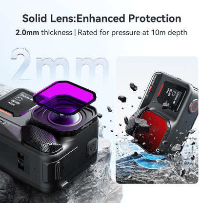 For Insta360 Ace Pro 2 aMagisn Dive Filter Underwater Waterproof Camera Lens Protector - ORIWHIZaMagisnDJI & Insta360 AccessoriesInsta360 Ace Series