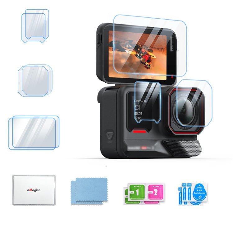 For Insta360 Ace Pro 2 aMagisn Tempered Glass Screen Protector, 1 Set, 2 Sets - ORIWHIZaMagisnDJI & Insta360 AccessoriesInsta360 Ace Series