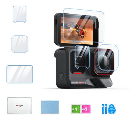 For Insta360 Ace Pro 2 aMagisn Tempered Glass Screen Protector, 1 Set, 2 Sets - ORIWHIZaMagisnDJI & Insta360 AccessoriesInsta360 Ace Series