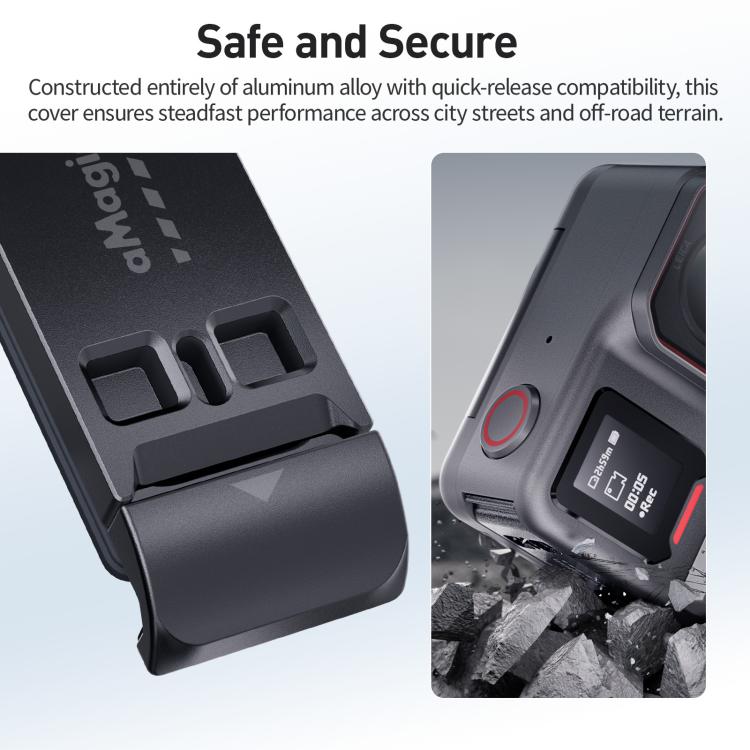 For Insta360 Ace Pro 2 aMagisn Water - resistant Vertical Shooting Battery Side Cover Compatible with Quick - Release Adapters - ORIWHIZaMagisnDJI & Insta360 AccessoriesInsta360 Ace Series