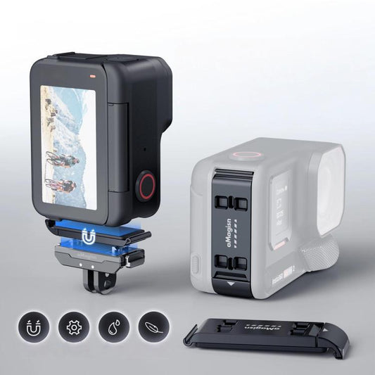 Para Insta360 Ace Pro 2 aMagisn Tapa lateral de batería para disparo vertical resistente al agua Compatible con adaptadores de liberación rápida - ORIWHIZaMagisnAccesorios DJI e Insta360 Serie Insta360 Ace