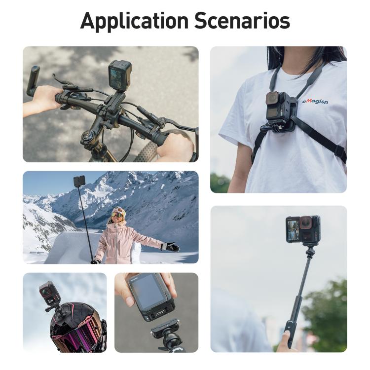 For Insta360 Ace Pro 2 aMagisn Water - resistant Vertical Shooting Battery Side Cover Compatible with Quick - Release Adapters - ORIWHIZaMagisnDJI & Insta360 AccessoriesInsta360 Ace Series