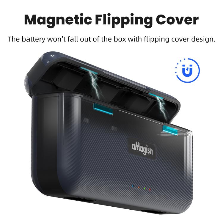 For Insta360 Ace Pro 2 Battery aMagisn Fast Charging Box Charger Storage Compartment, aMagisn - ORIWHIZaMagisnDJI & Insta360 AccessoriesInsta360 Ace Series