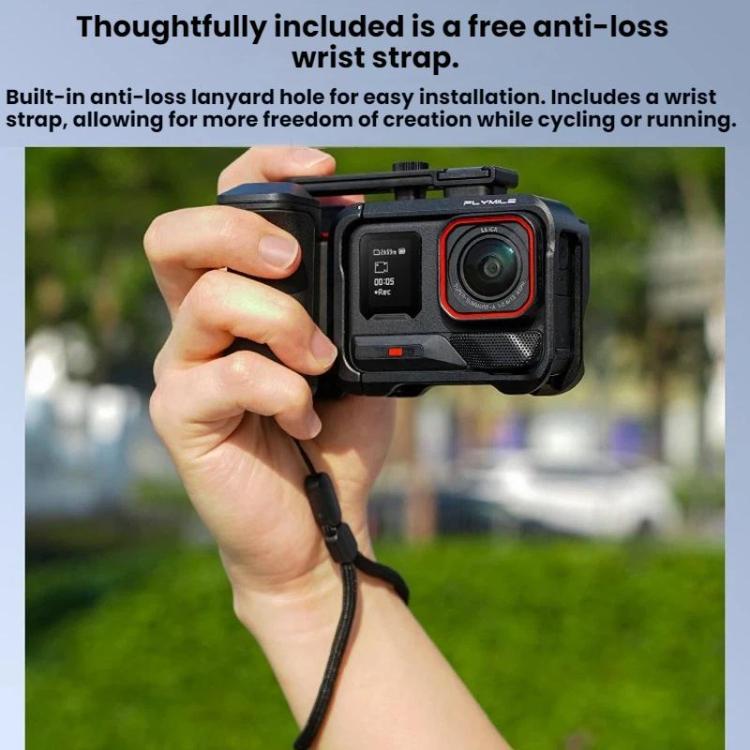 For Insta360 Ace Pro / 2 Flymile Camera Cage Expansion Accessories, Universal Holder, Set Plastic Version - ORIWHIZDJI & Insta360 AccessoriesFlymileInsta360 Ace Series