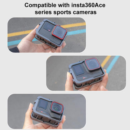 For Insta360 Ace Pro 2 Metal Protective Cage Adapter Frame - ORIWHIZDJI & Insta360 AccessoriesInsta360 Ace SeriesProtection & Cases