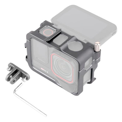 For Insta360 Ace Pro 2 Metal Protective Cage Adapter Frame - ORIWHIZDJI & Insta360 AccessoriesInsta360 Ace SeriesProtection & Cases