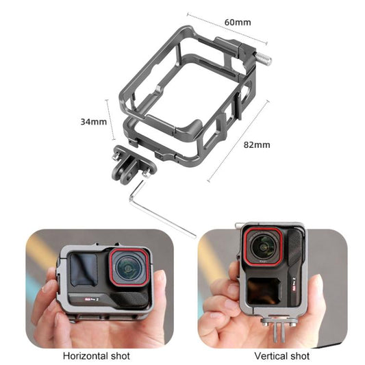 إطار حماية معدني لكاميرا Insta360 Ace Pro 2 - ملحقات ORIWHIZDJI وInsta360، سلسلة Insta360 Ace، الحماية والحافظات