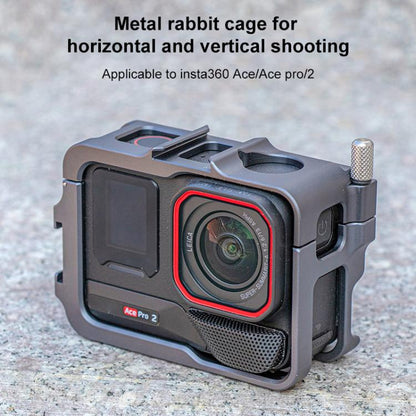 For Insta360 Ace Pro 2 Metal Protective Cage Adapter Frame - ORIWHIZDJI & Insta360 AccessoriesInsta360 Ace SeriesProtection & Cases