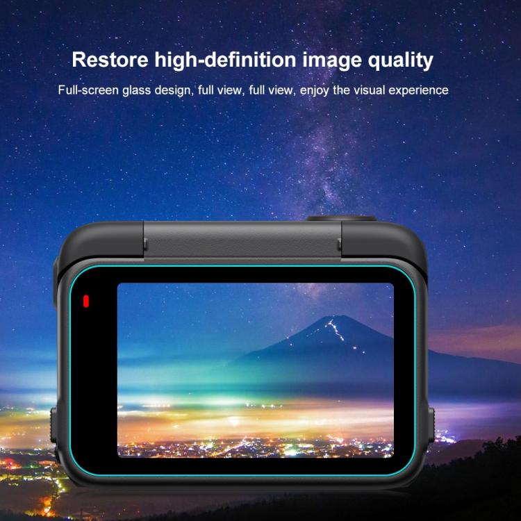 For Insta360 Ace Pro 2 PULUZ 3 in 1 Rear & Front Screen and Lens Tempered Glass Film, For Insta360 Ace Pro 2 - ORIWHIZDJI & Insta360 AccessoriesInsta360 Ace SeriesProtection & Cases