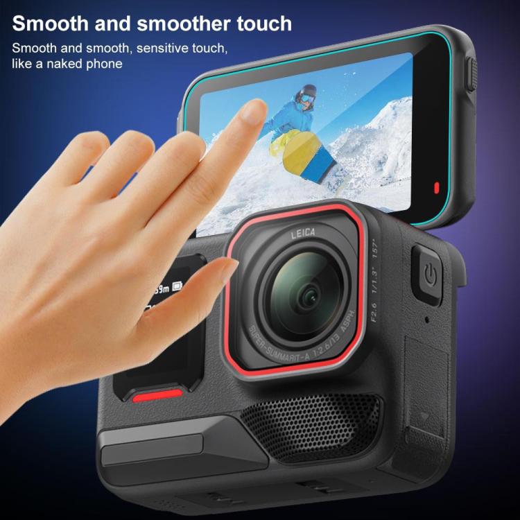 For Insta360 Ace Pro 2 PULUZ 3 in 1 Rear & Front Screen and Lens Tempered Glass Film, For Insta360 Ace Pro 2 - ORIWHIZDJI & Insta360 AccessoriesInsta360 Ace SeriesProtection & Cases