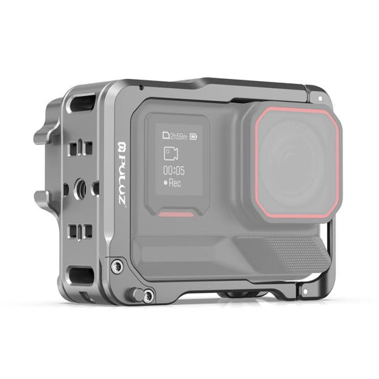قفص حماية من سبائك الألومنيوم PULUZ لكاميرا Insta360 Ace Pro 2، إطار مزدوج لحامل التثبيت البارد، قفص Meta لكاميرا Insta360 Ace Pro 2 - ملحقات ORIWHIZDJI وInsta360، سلسلة الحماية والحافظات لكاميرات Insta360 Ace